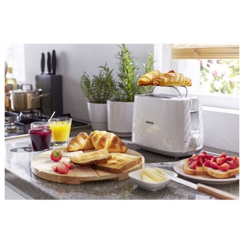 ΦΡΥΓΑΝΙΕΡΑ PHILIPS HD2581/00 ΛΕΥΚΗ 830W 2ΘΕΣΕΩΝ